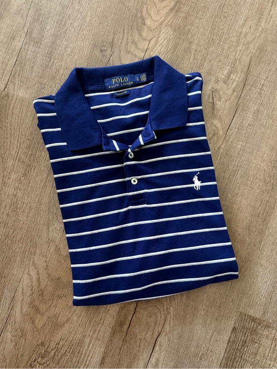 Polo Ralph Lauren Other - Men’s Polo Ralph Lauren Navy Striped Polo Shirt with White Pony